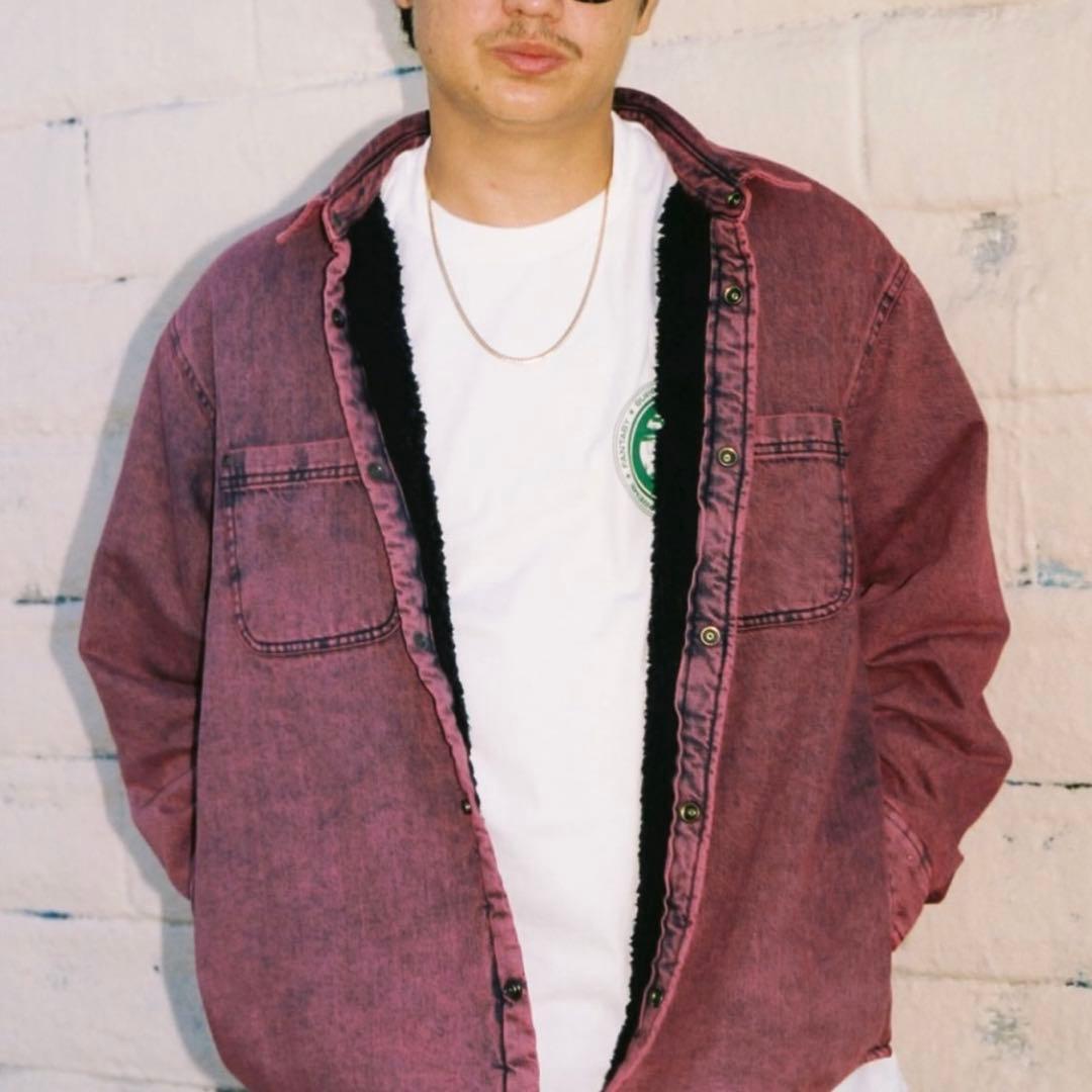 Supreme Shearling Lined Denim Work Shirt - メルカリ