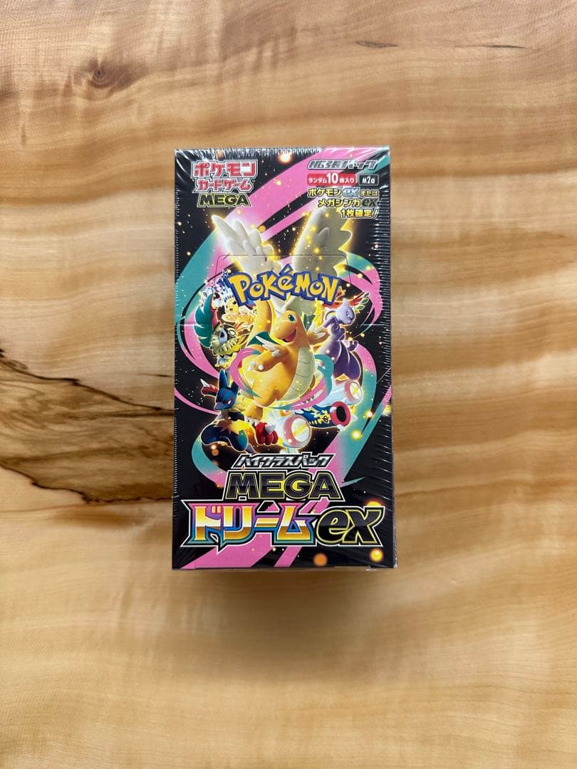 新品未開封シュリンク付　ポケモンカード megaドリームex 2box