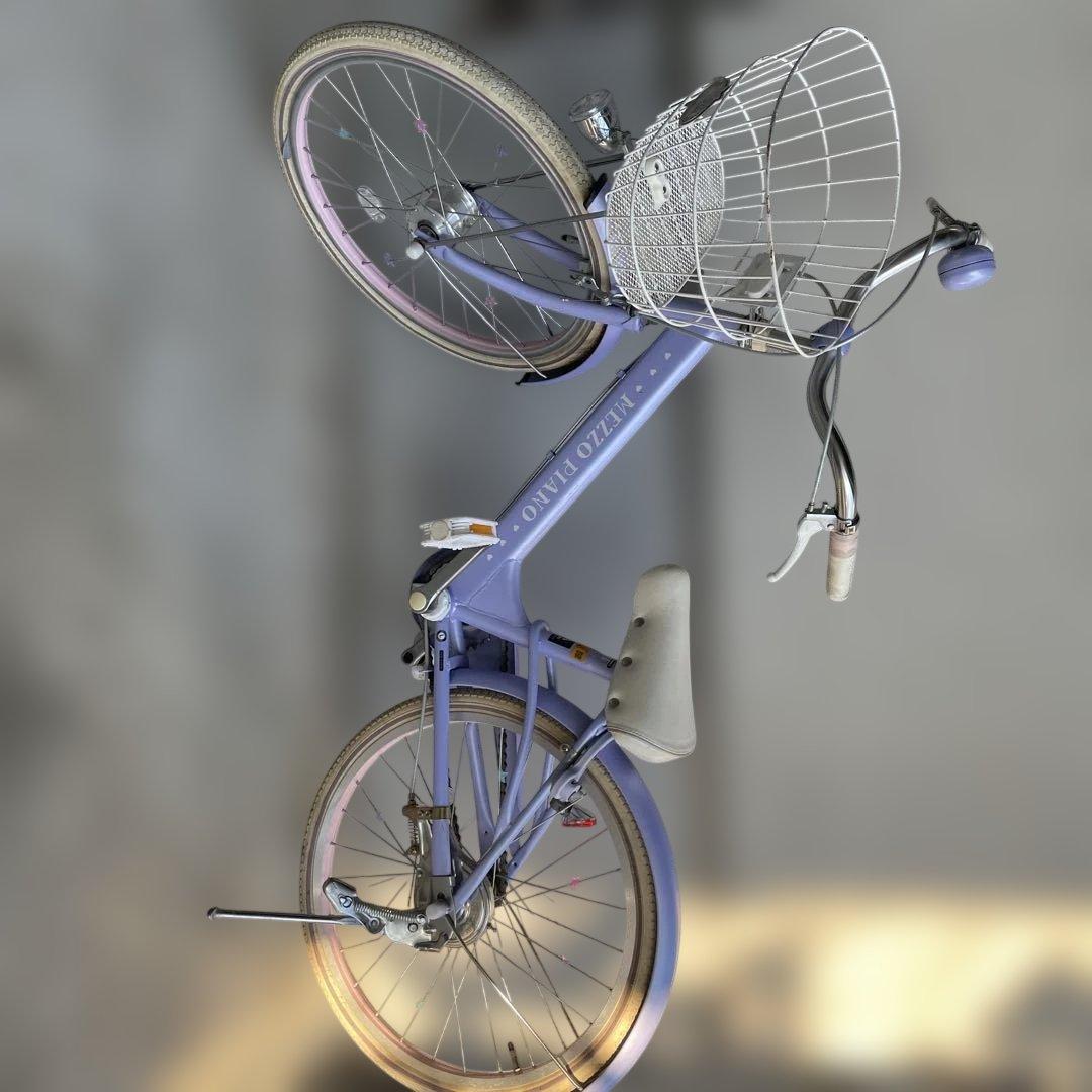 メゾピアノMEZZO PIANO 子供用自転車 パープル（引取り希望）20インチ リユース】メゾピアノ 20インチ 2019年モデル 子供用 自転車