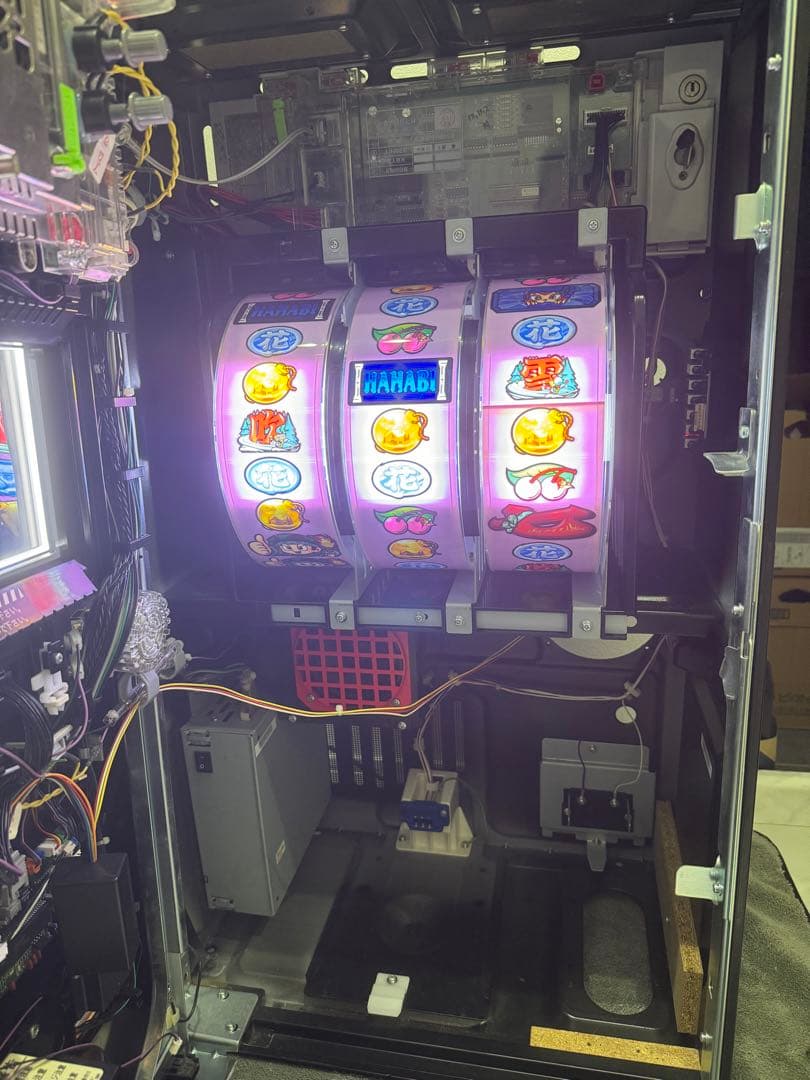 緑ドン キラメキ！炎のオーロラ伝説 スロット コイン不要機 実機