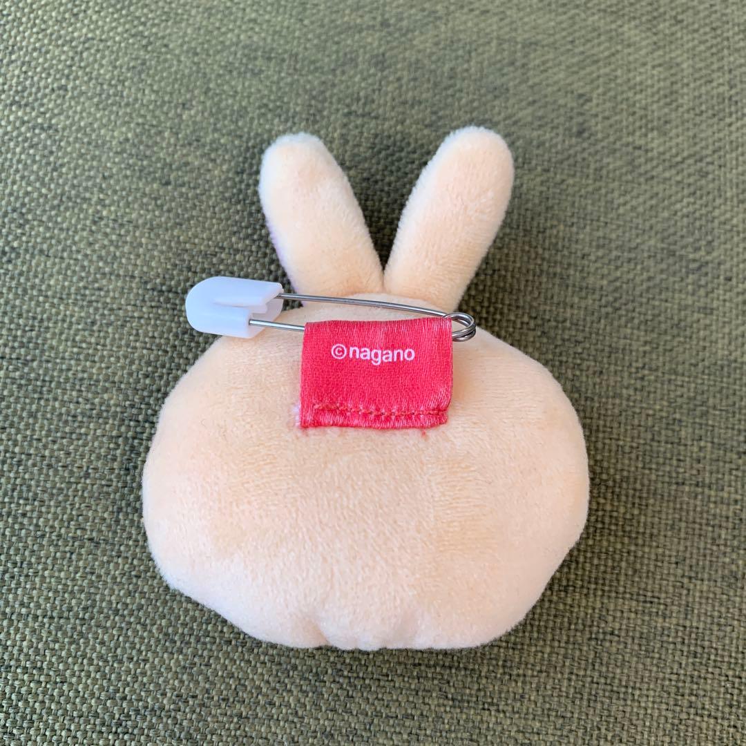 ナガノ展 ノベルティ おかおぬいぐるみバッジ うさぎ ちいかわ - メルカリ