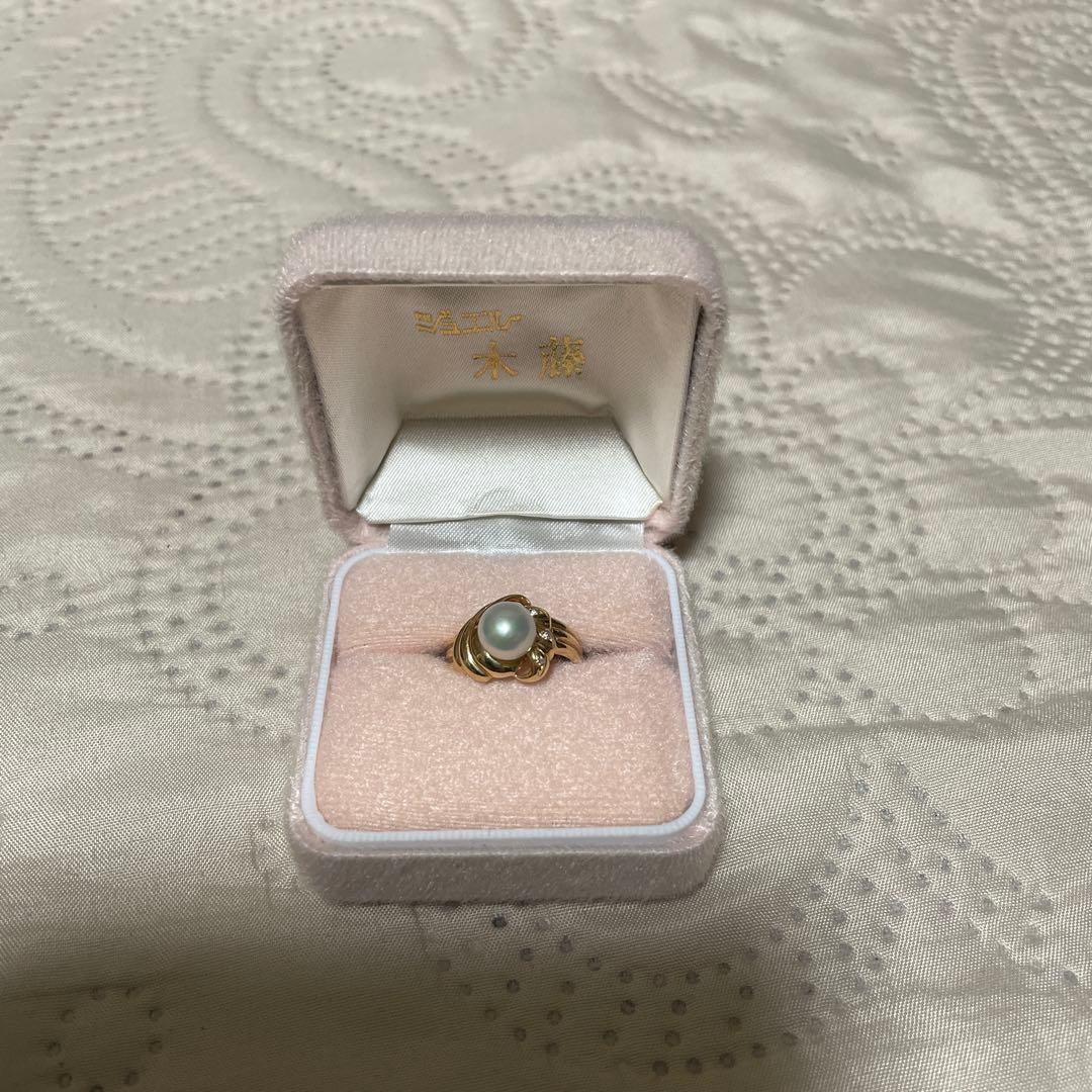 ゴールドパールリング danger (新品仕上げ済）タサキ TASAKI 田崎 デインジャー クロウ