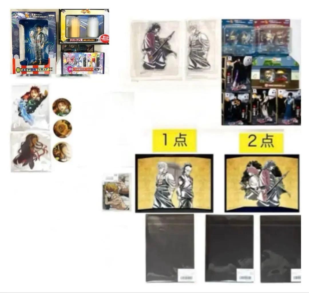 鬼滅の刃 アクリルスタンド ミニチュア屏風 ステッカー 義勇実弥錆兎幕間画集表紙