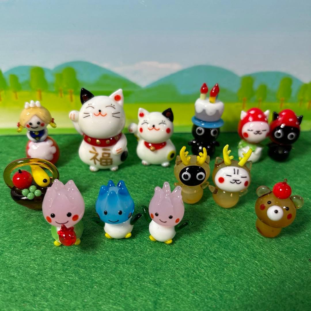 W　ガラス細工　ミニチュア