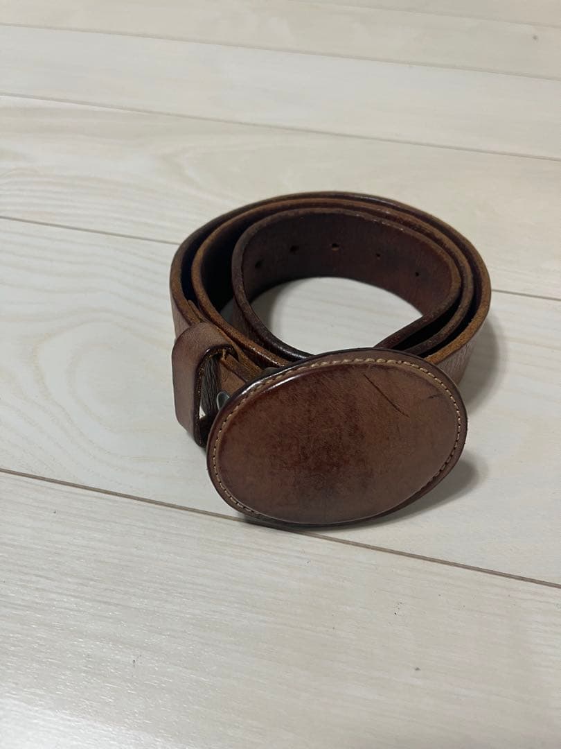 マルタンマルジェラ　レザーバックルベルト