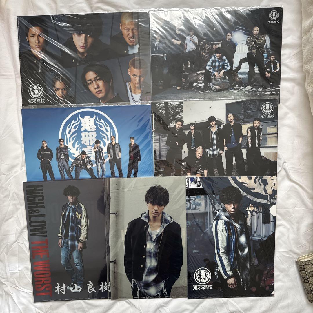 HIGH&LOW 鬼邪高校 村山良樹 山田裕貴 クリアファイルセット