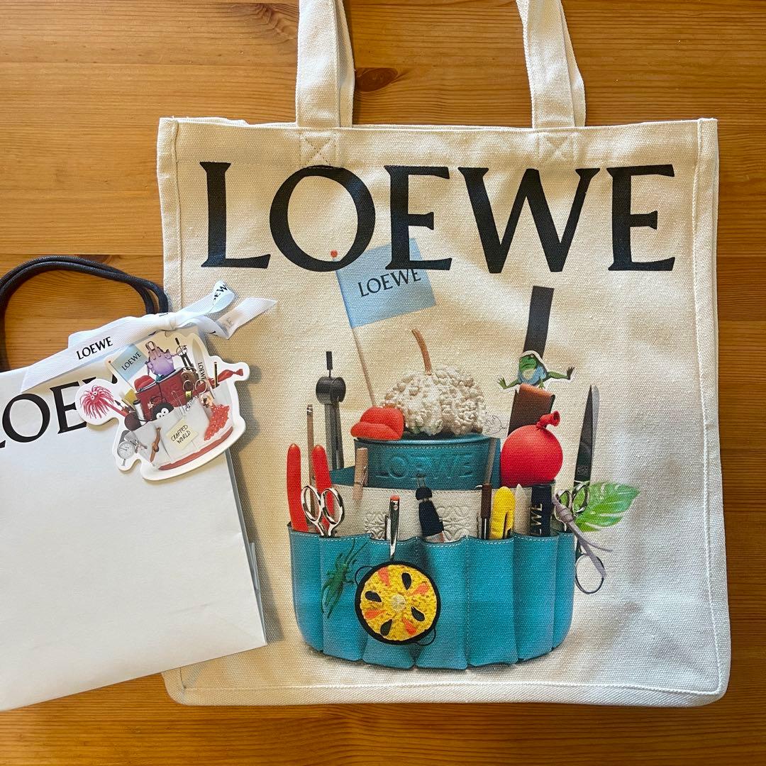 【非売品】ロエベ展　ノベルティ　トートバッグ　ジブリ　青