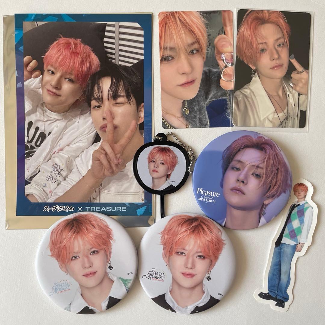 TREASURE ヨシ はるさめ 非売品 トレカ 缶バッジ キーホルダー ガチャ