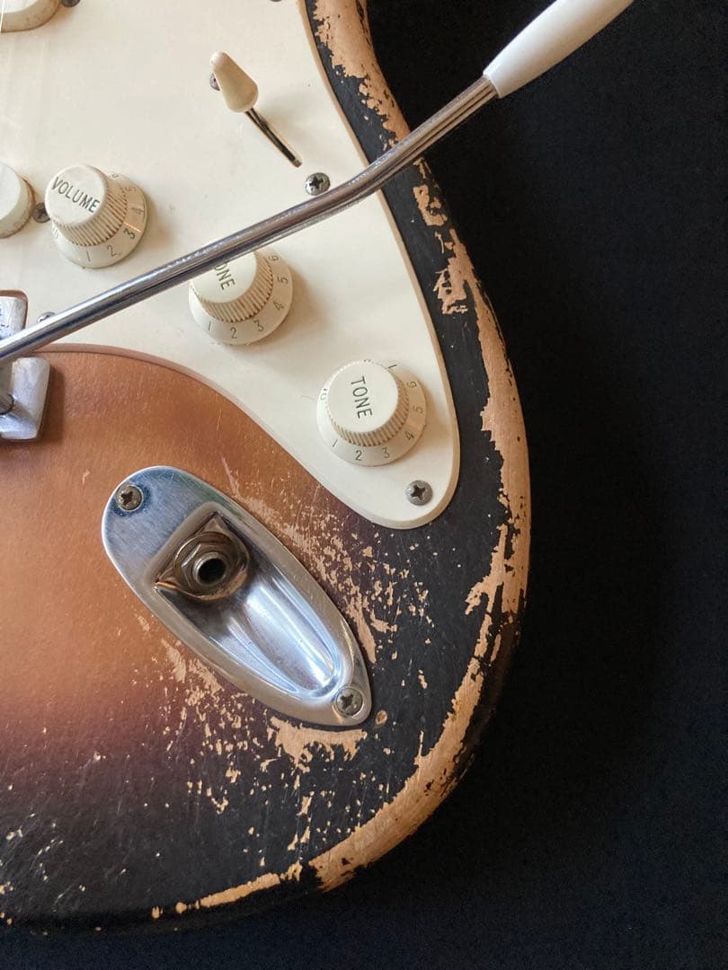 早い者勝ち #12ストラトキャスタータイプ ニトロセルロースラッカー