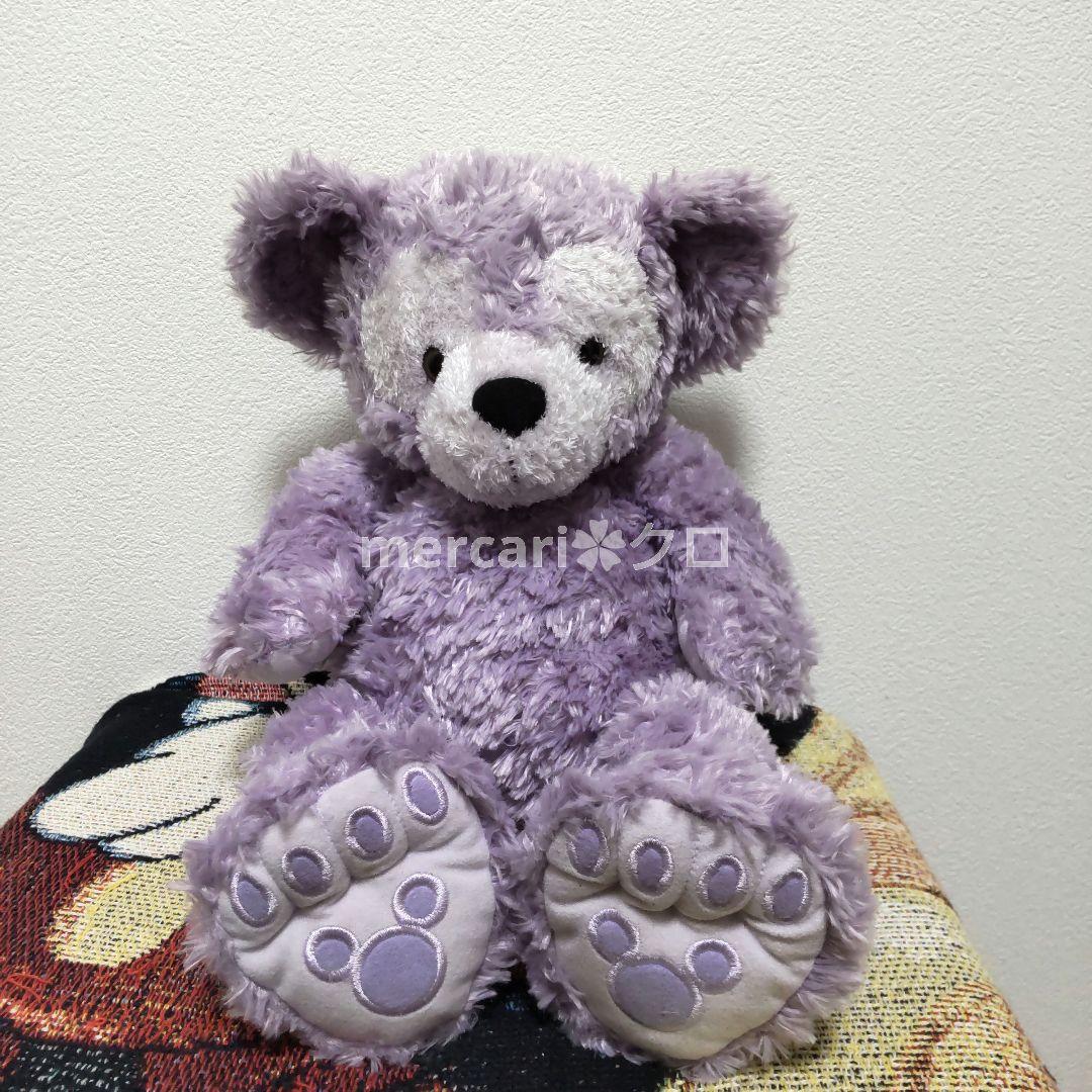 WDW　ディズニーベア　ダッフィー　パープル　ラベンダー　紫　ぬいぐるみ