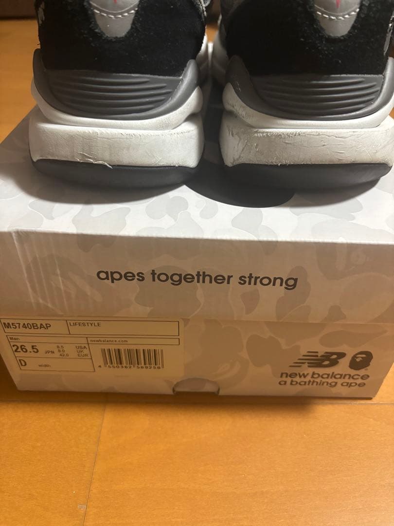 BAPE × NEW BALANCE 5740 26.5cm キムタク 本日迄