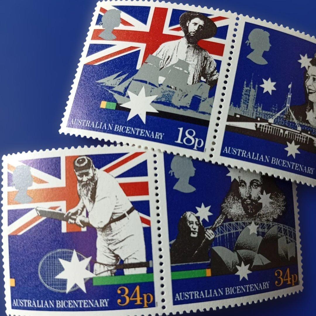 9618 外国切手 イギリス 1988年 オーストラリア建国200周年 4V - メルカリ