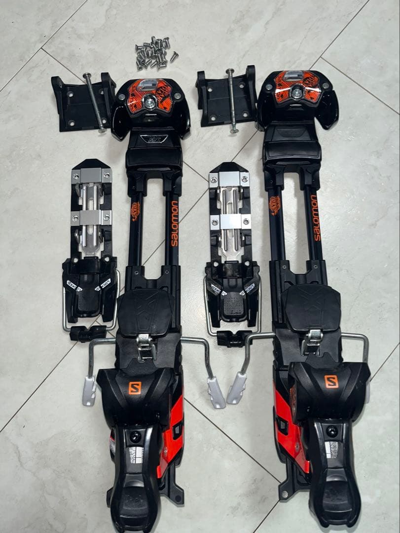 Salomon S/LAB ビンディング ブラック/オレンジ