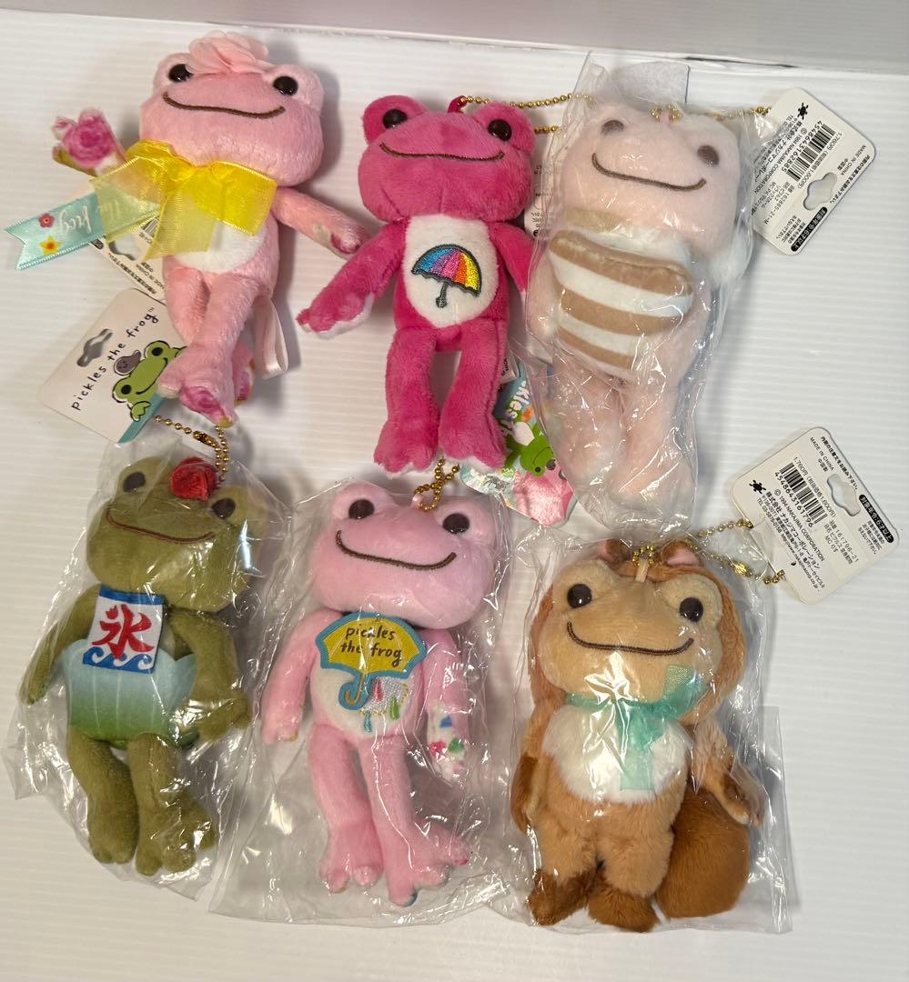 かえるのピクルスマスコット6点セット③未使用品