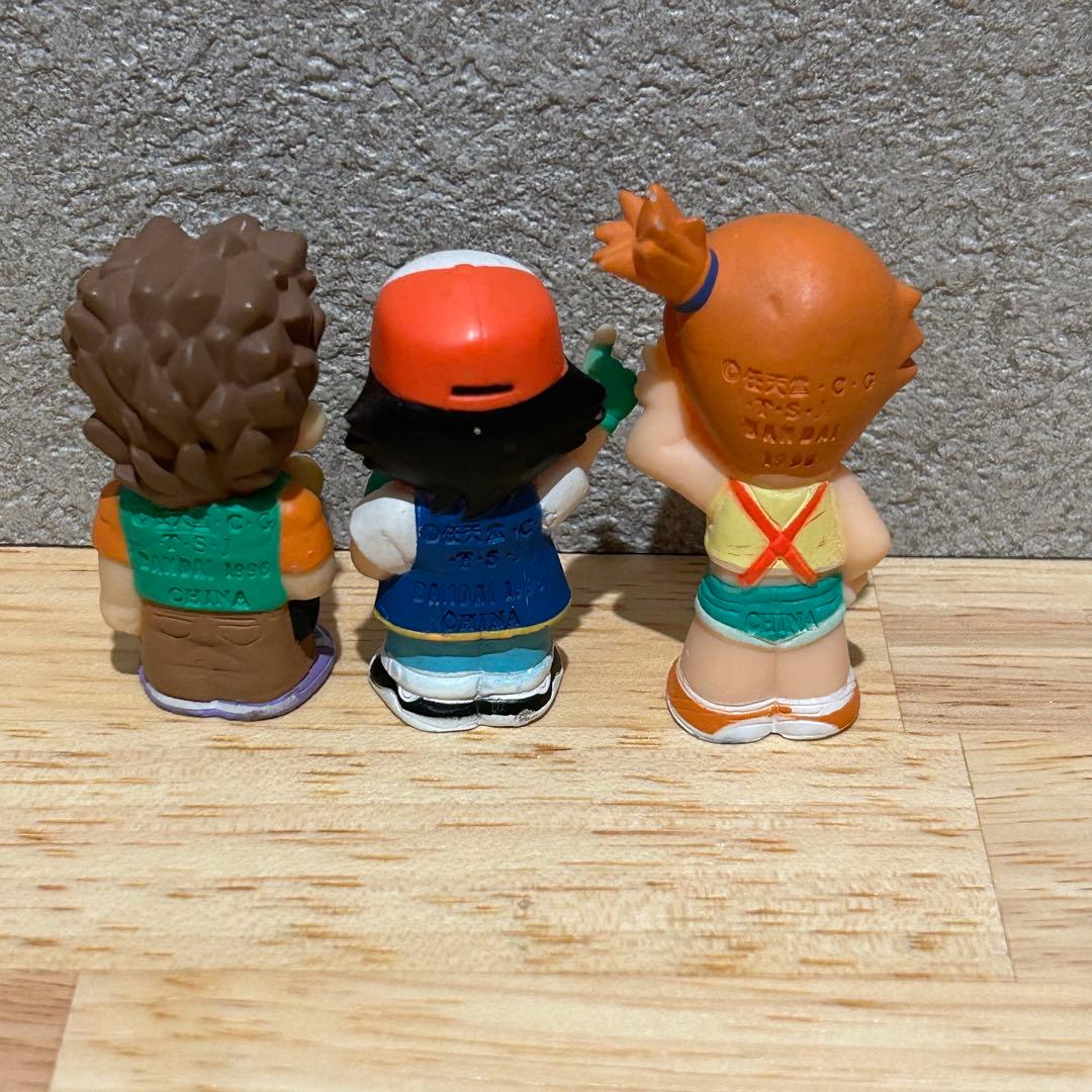 ポケモンキッズ 初期 サトシ タケシ カスミ 激レア 指人形 - メルカリ