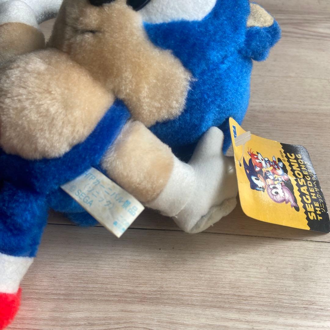 セガハイテクパーク景品 ソニック ぬいぐるみ SEGA 平成レトロ 非売品