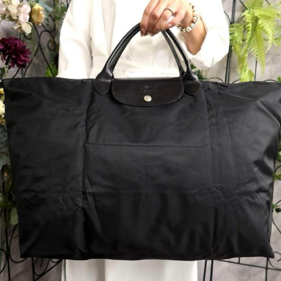 【極美品】ロンシャン　プリアージュ　トート バッグ　旅行用ボストンバッグ