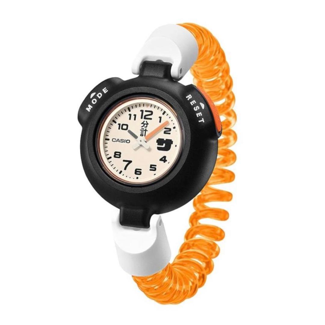 【新品・未使用】サ時計 サウナ専用時計 CASIO サウナイキタイ オレンジ