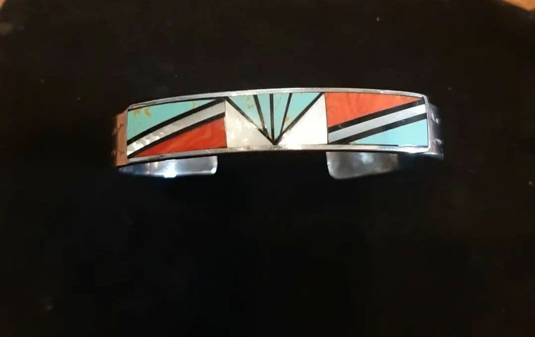 sahara★スターリングSILVER925★ インレイバングル