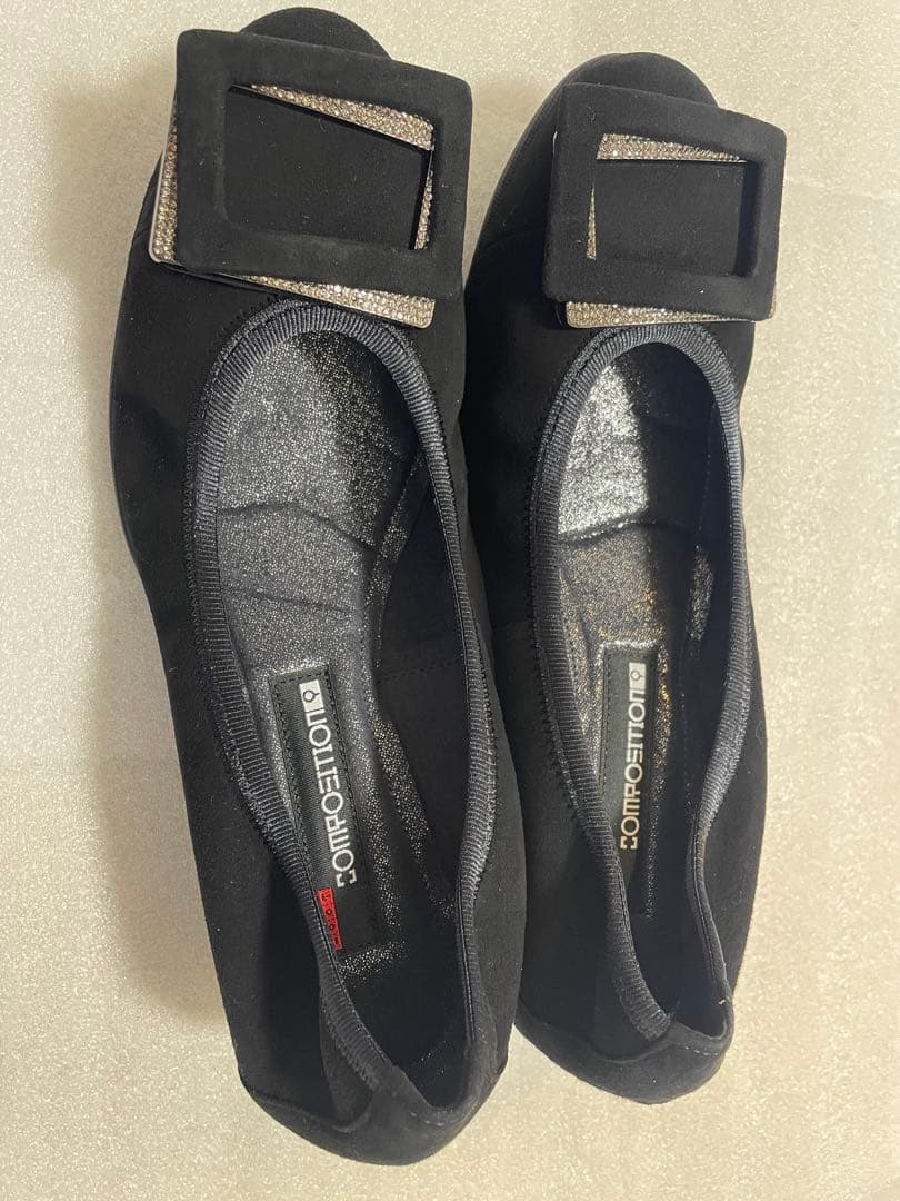 【新品・23.5】コンポジション9 スタイリッシュコンフォートウェッジパンプス