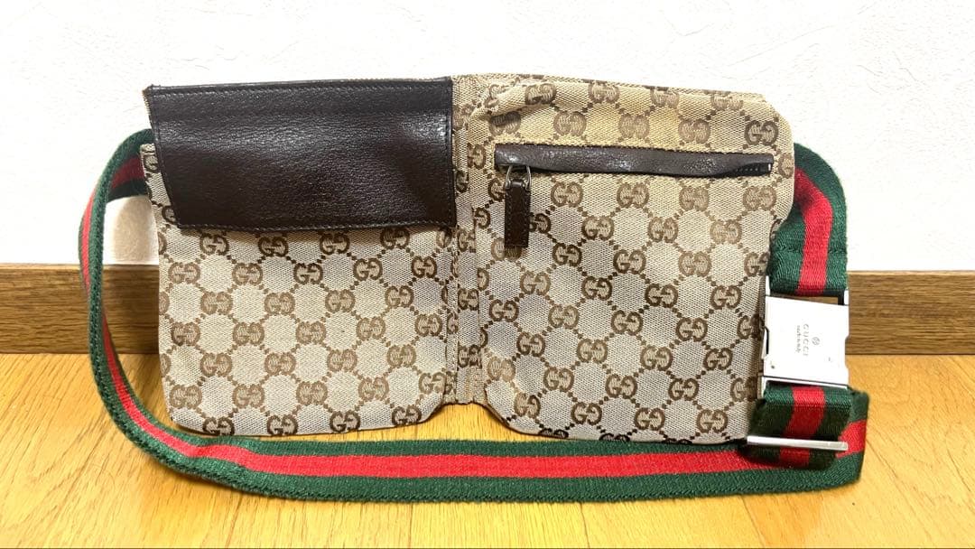 ⭐極美品⭐GUCCI　GG柄　シェリー　ウエストバッグ グッチ(GUCCI)グッチ シェリーラインウエストバッグ ウエストバッグ