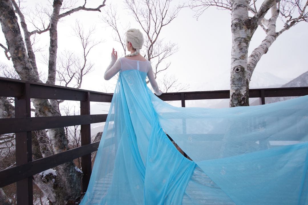 アナと雪の女王 エルサ 氷ドレス コスプレ