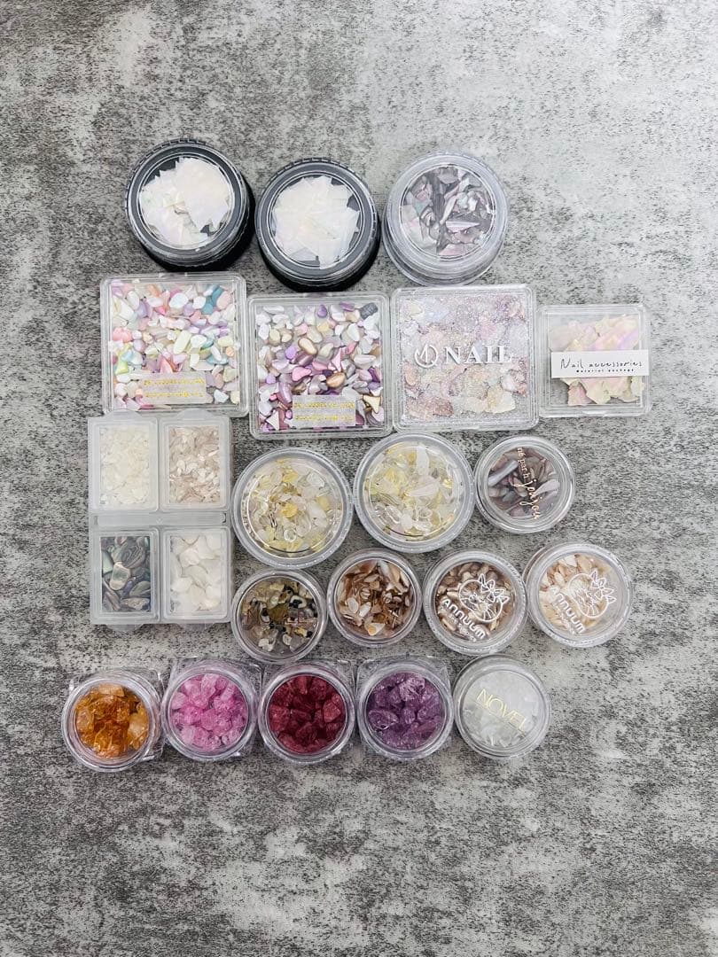 ネイルパーツ　押し花　シェル　まとめ売り