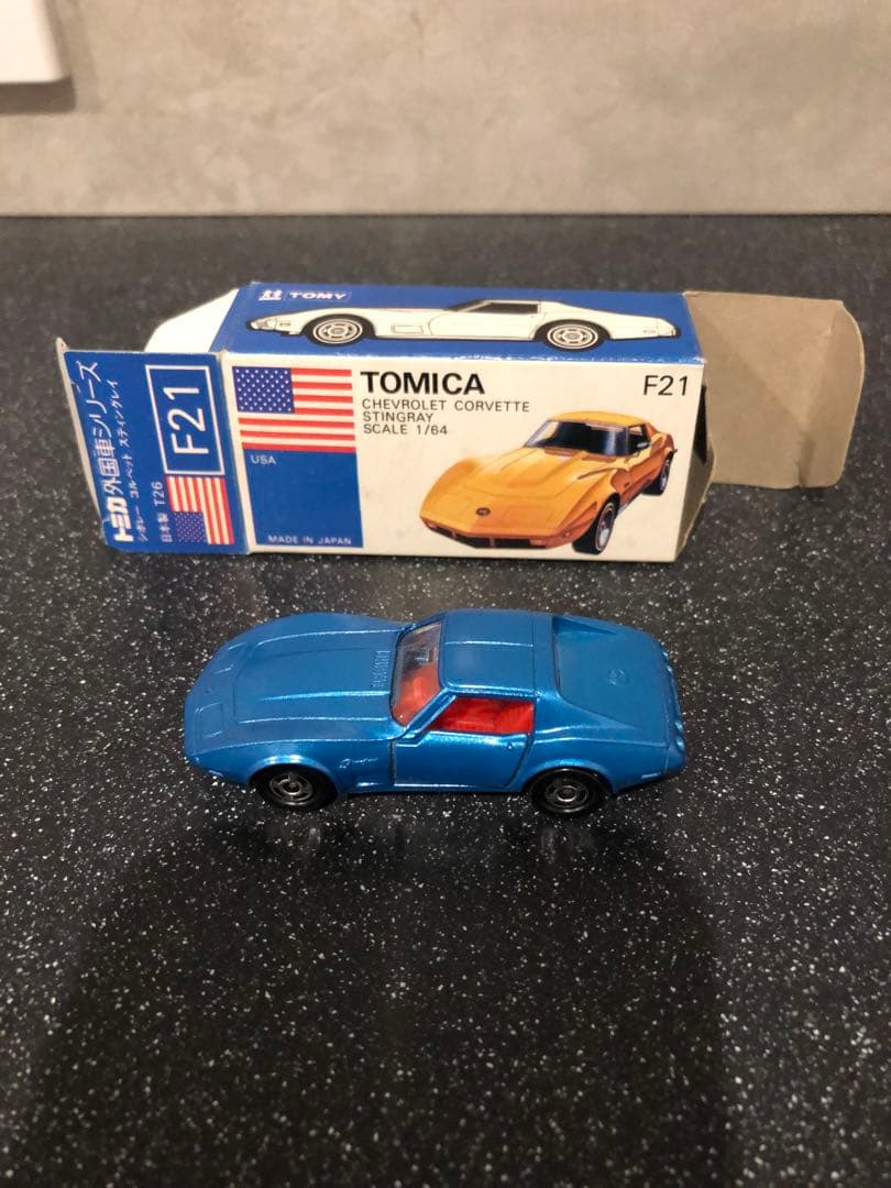 トミカ 青箱 シボレー コルベット スティングレイ【小田急特注】日本製