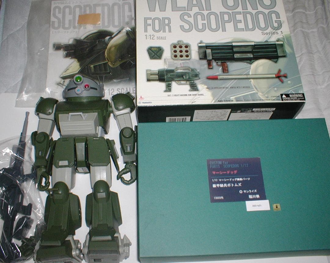 ボトムズ　WF　やまと1/12スコープドッグ対応　マーシィドッグ改造レジンキット