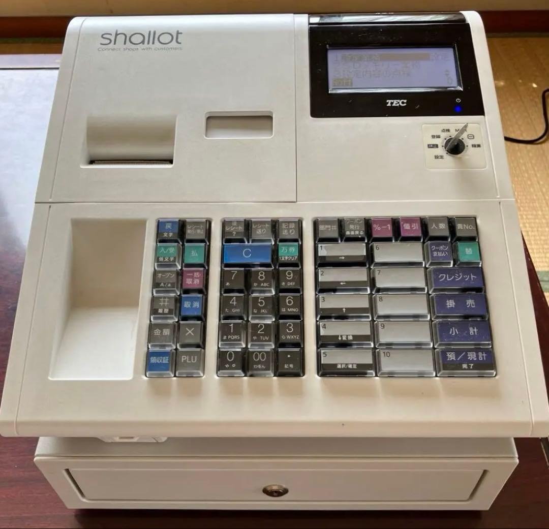 東芝テック　shaliot TEC レジスター デジタル表示