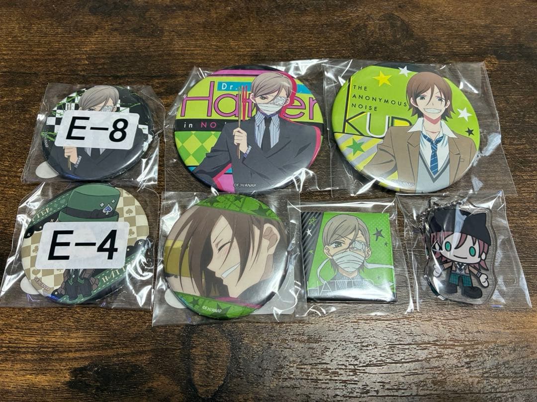 覆面系ノイズ　⭐︎黒瀬歩　クロ⭐︎ ドでか缶バッジ　アクキー　缶バッジ　7個セット