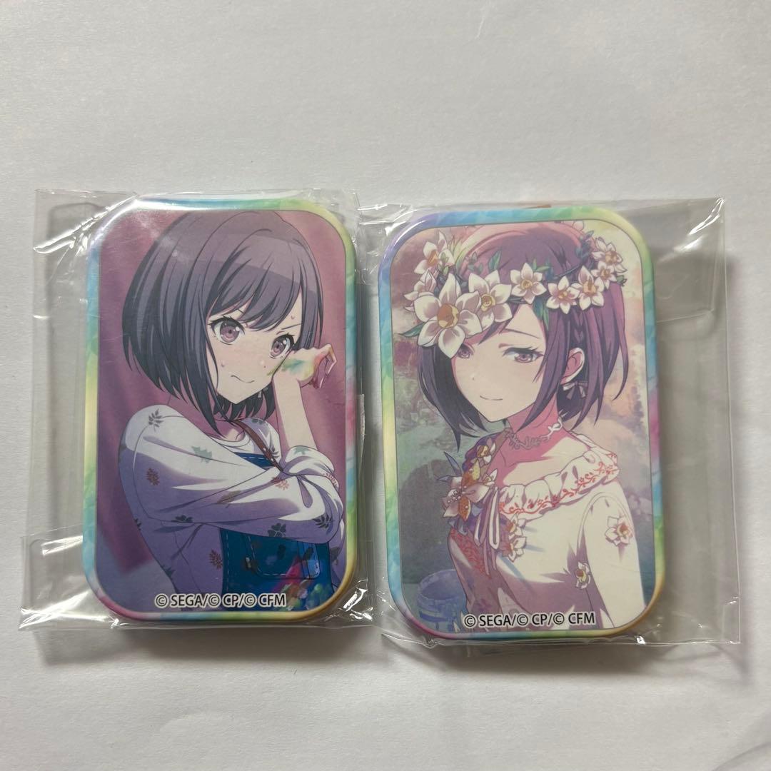 プロセカ 東雲絵名 えななん スクエア缶バッジ2個 開封済み - メルカリ