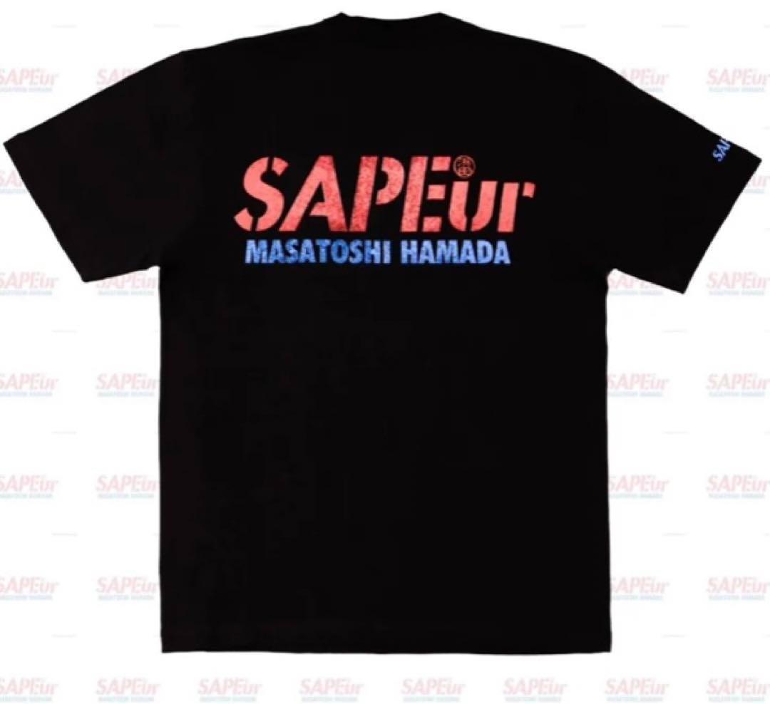 L】SAPEur サプール ダウンタウン 浜田雅功 tシャツ 浜ちゃん x - メルカリ