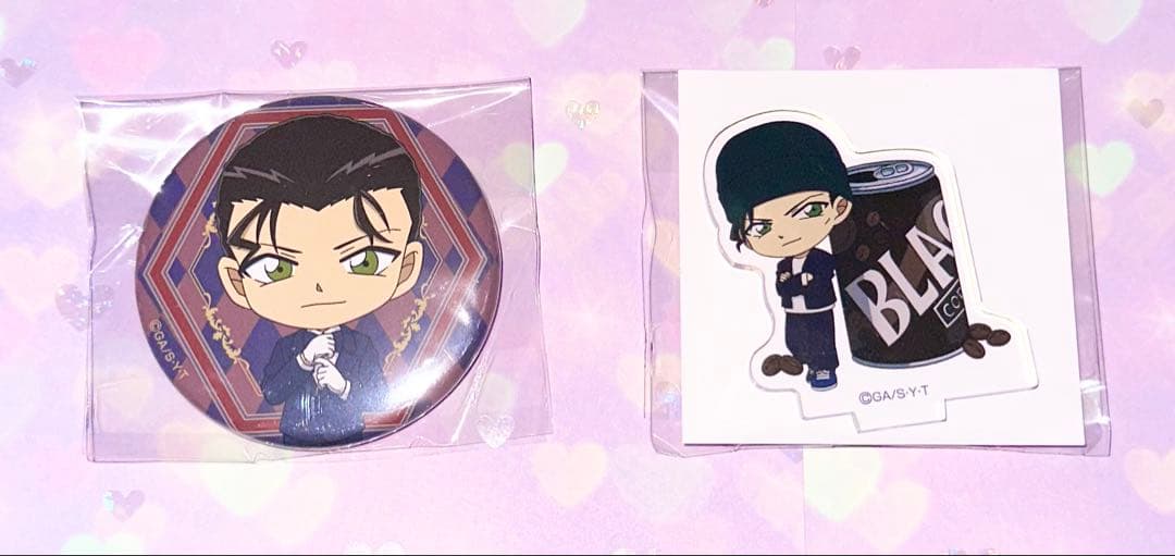 名探偵コナン コナンカフェ 缶バッジ ミニアクスタ 赤井秀一 セット