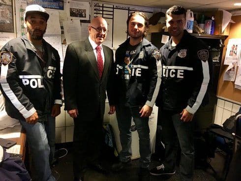 USA NYPD POLICE 実物 ニューヨーク市警 冬用レイドジャケット - メルカリ