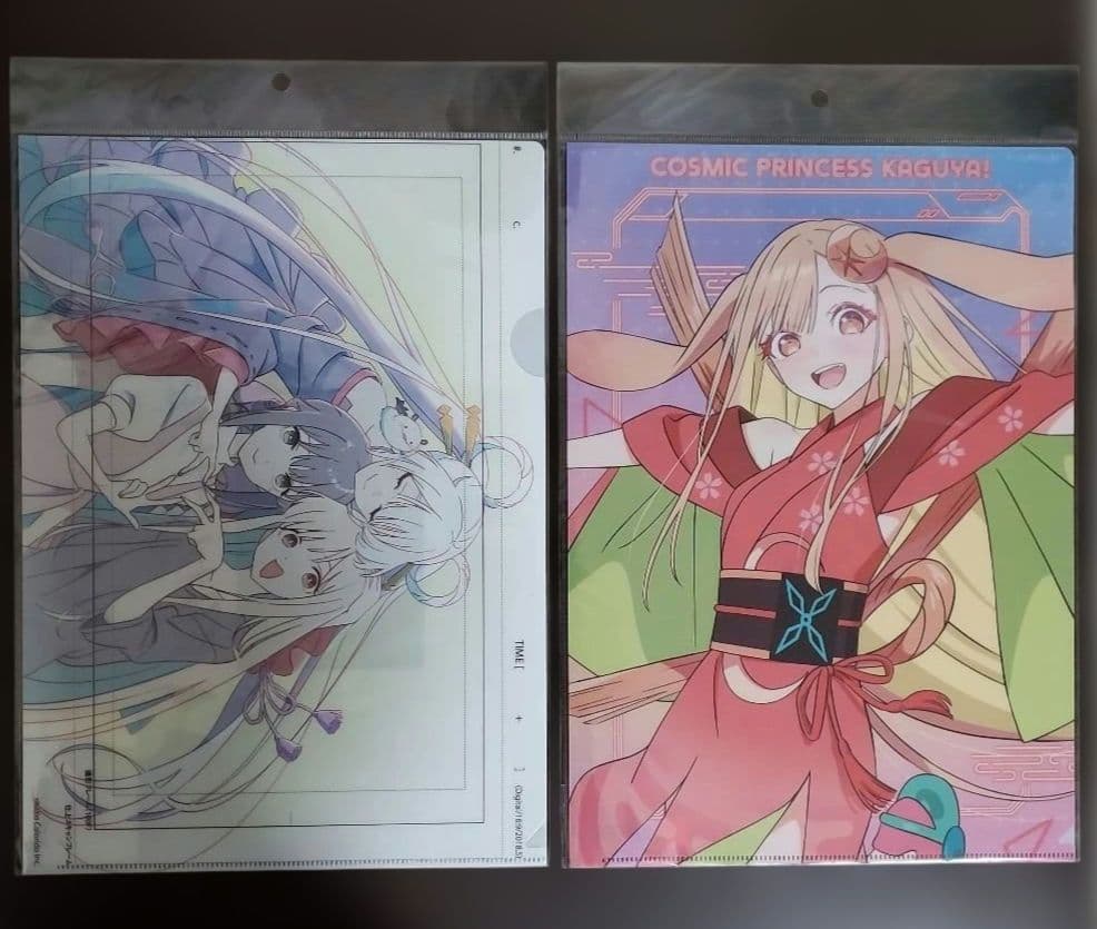 超かぐや姫！』クリアファイル2枚セット(ラフ原画、かぐや) - メルカリ