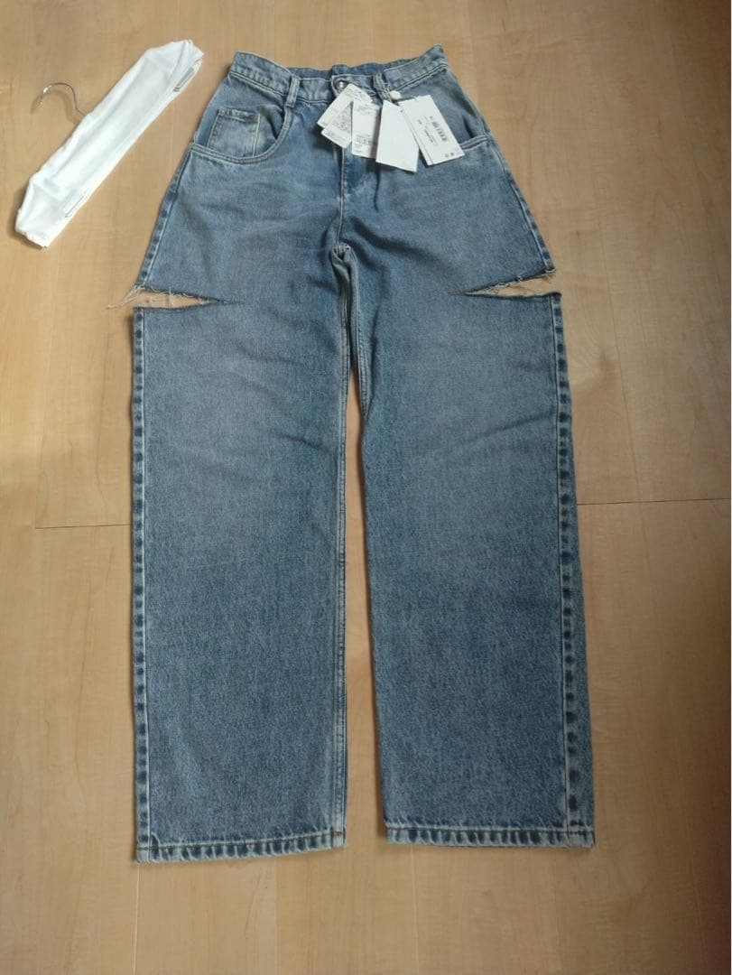 Maison Margiela マルジェラ　カットアウトデニム　38