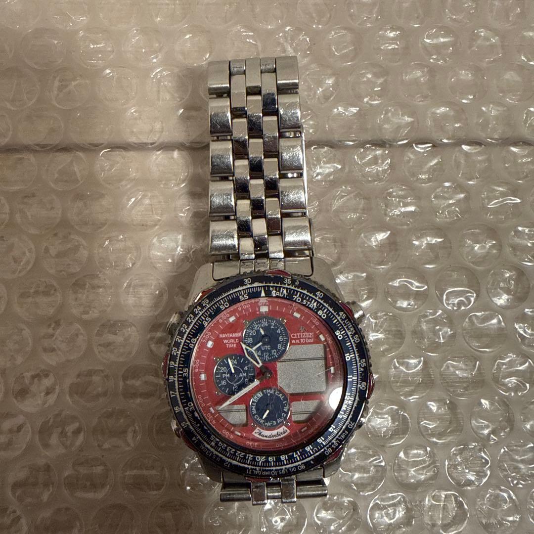 【不動】時計　CITIZEN ナビホーク　C300-Q01709 Yahoo!オークション -「シチズン ナビホーク c300」の落札相場・落札価格