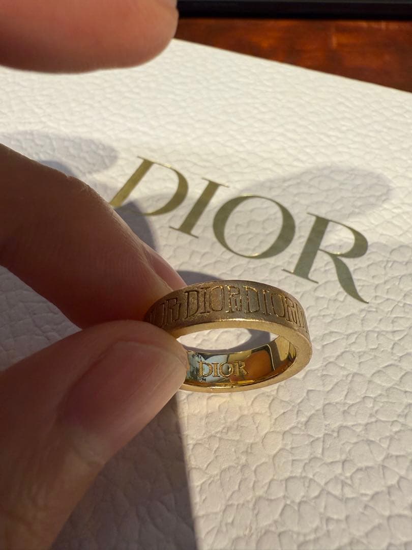 希少品 DIOR × Stussy コラボ リング Sサイズ - メルカリ