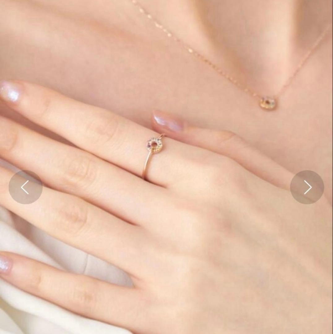 ete K10 YG レインボーナチュラルストーンリング 13号 - メルカリ