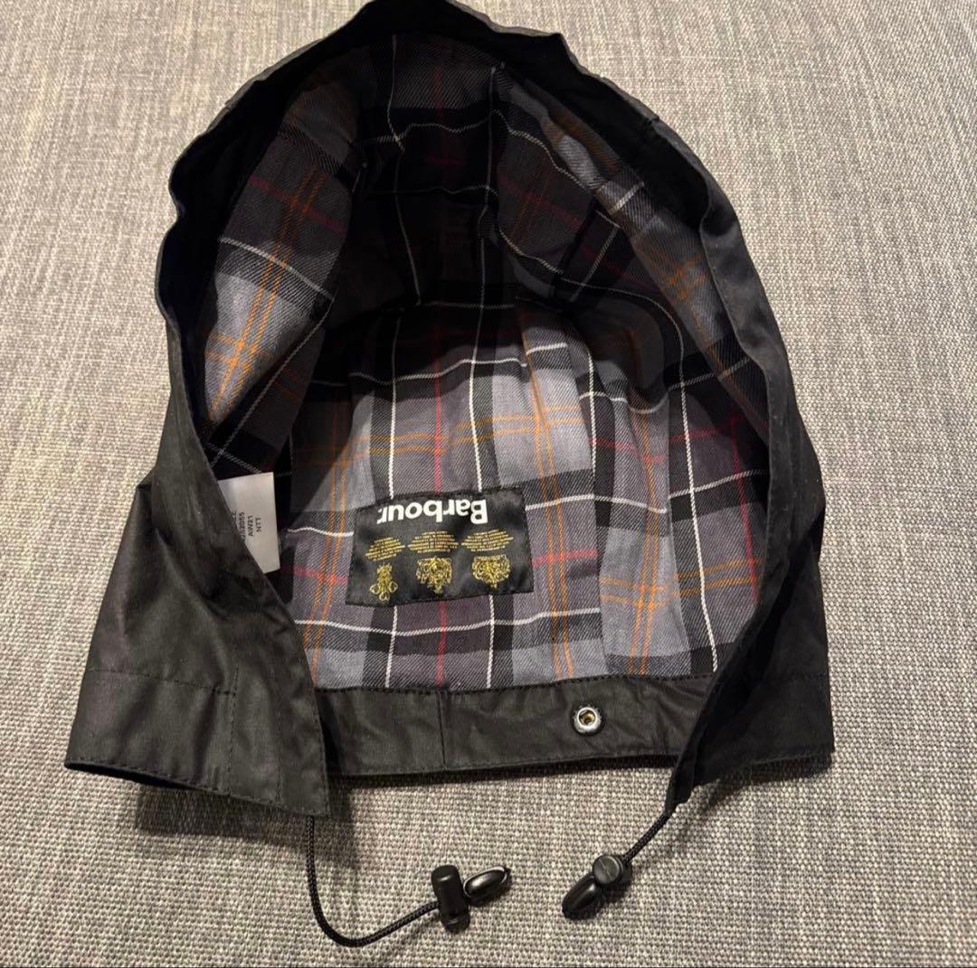 Barbour バブアー 外付け フード ブラック