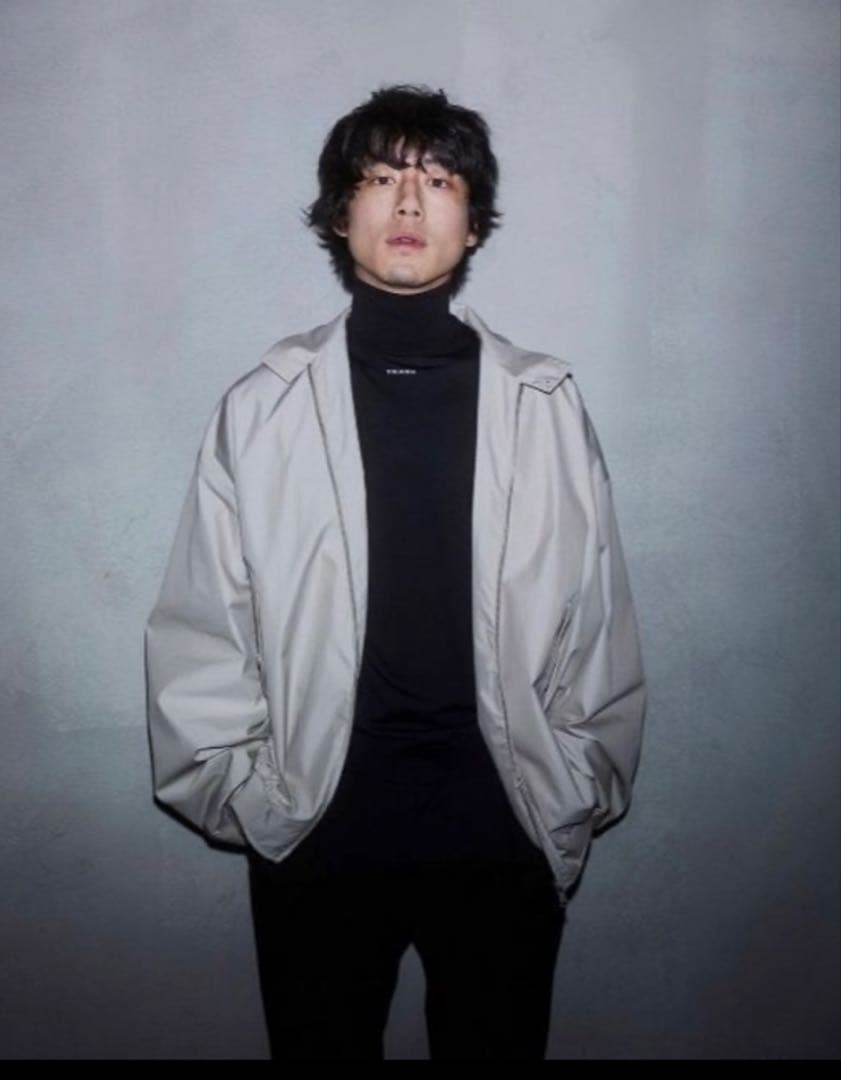 坂口健太郎着用] プラダ コットンブレンド オーバーサイズ ボンバー