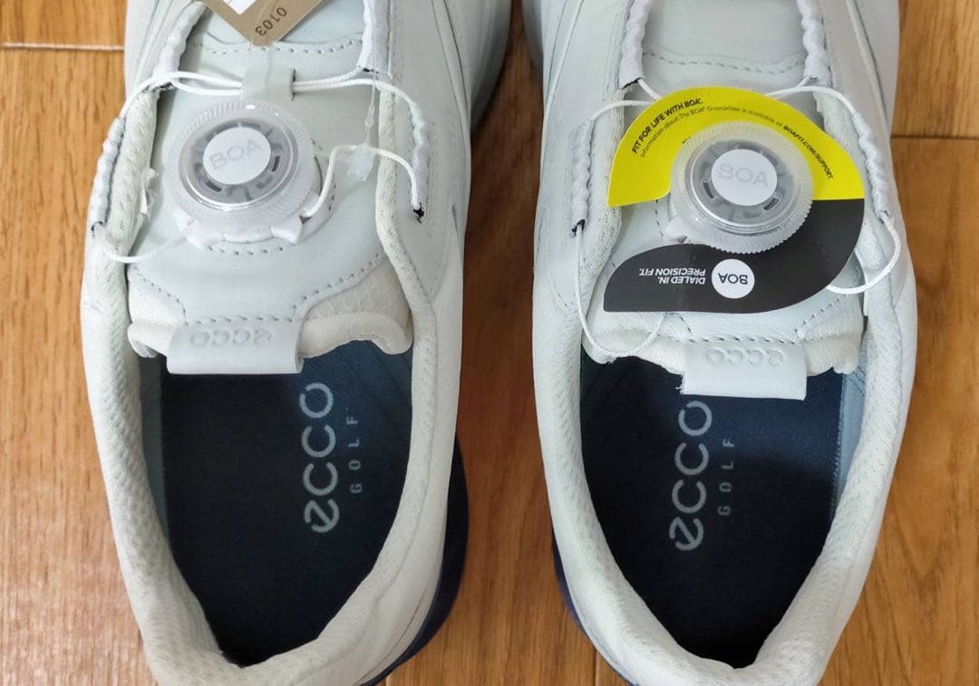 新品 ecco エコー BIOM HYBRID4 ゴルフ シューズ 24.5cm