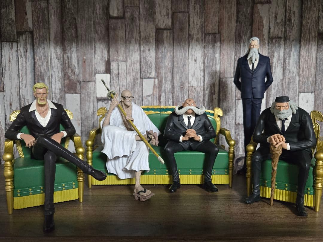 ワンピース The Throne of Power 5体セット　五老星