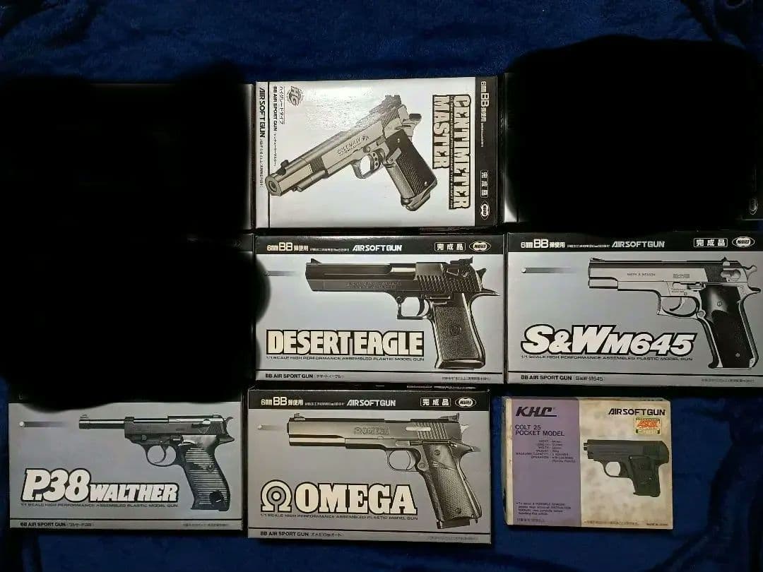 さらに値下げ 未使用モデルガン6丁セット（オマケ付き）