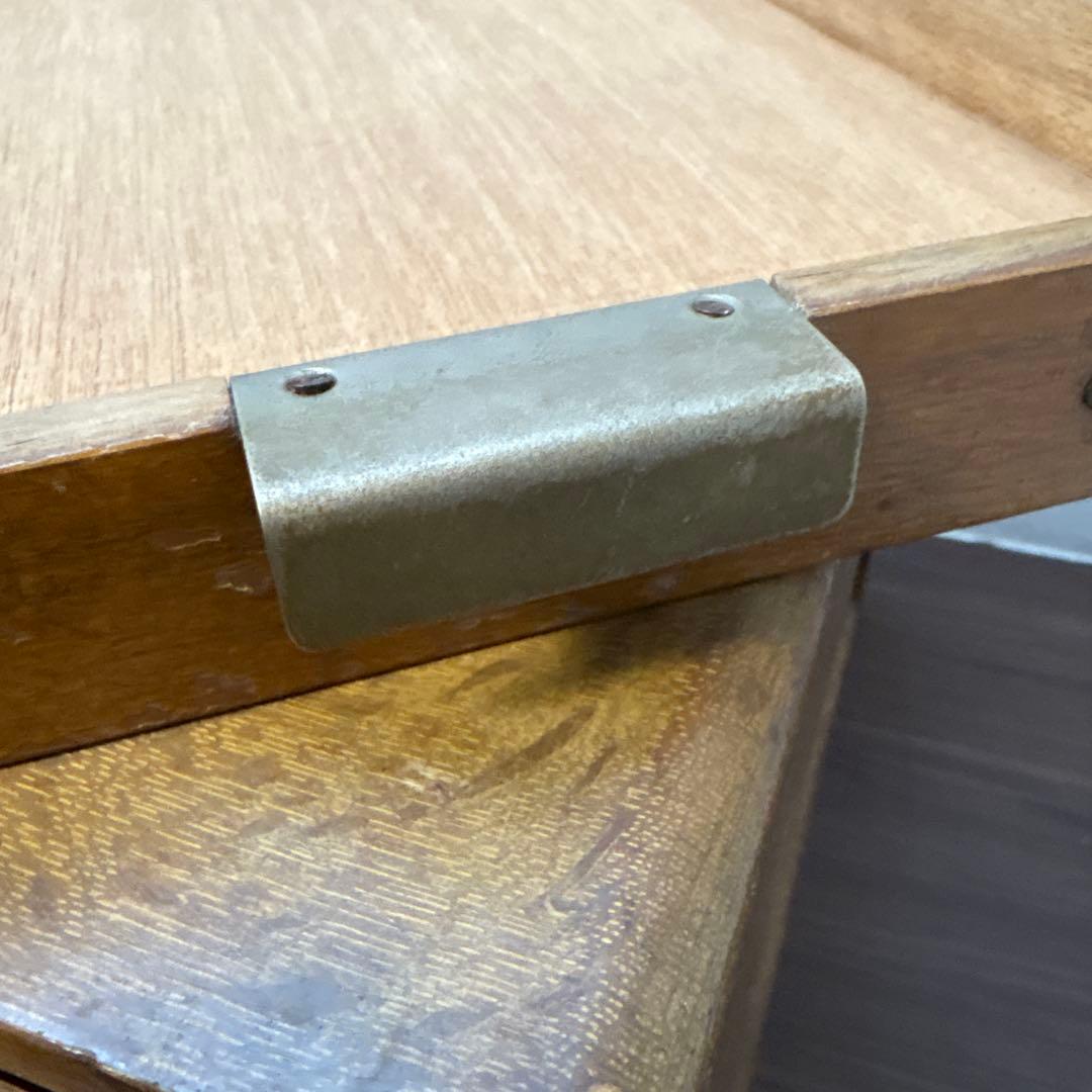 F*y様 木製レターケース 引き出し 6段収納 昭和レトロ 書類入れ 小物