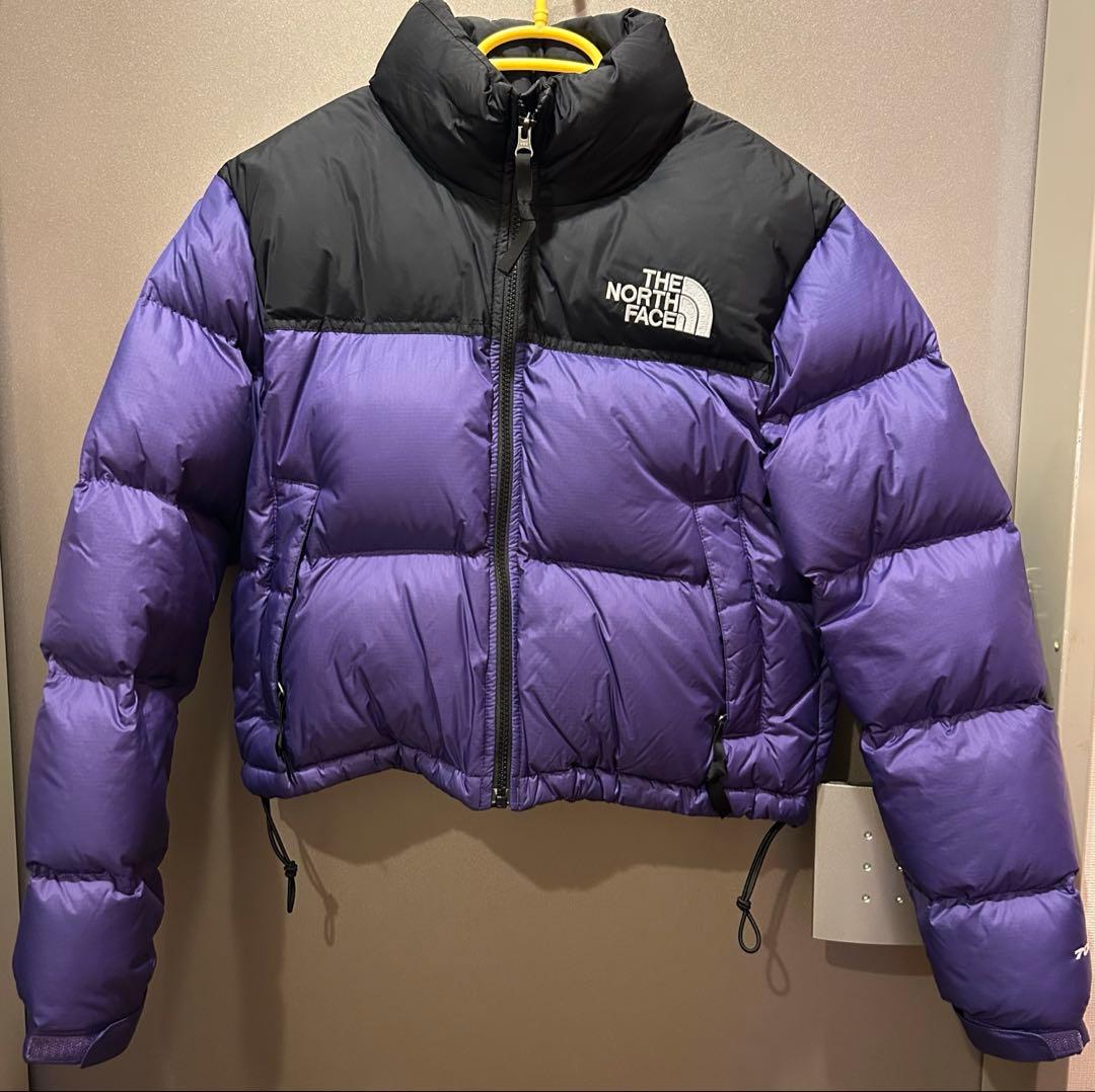 USノースフェイス　レディース　ヌプシジャケット　700fill パープル