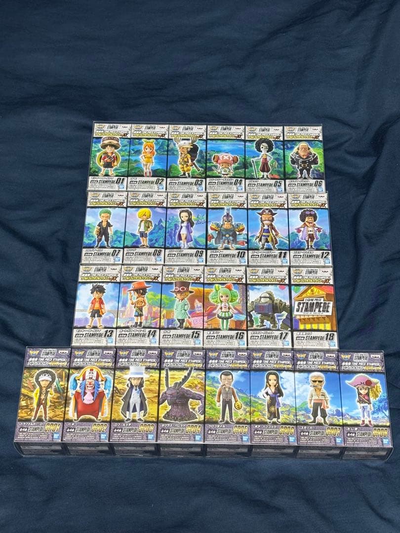 ワールドコレクタブルフィギュア ワンピース　STAMPEDE コンプ
