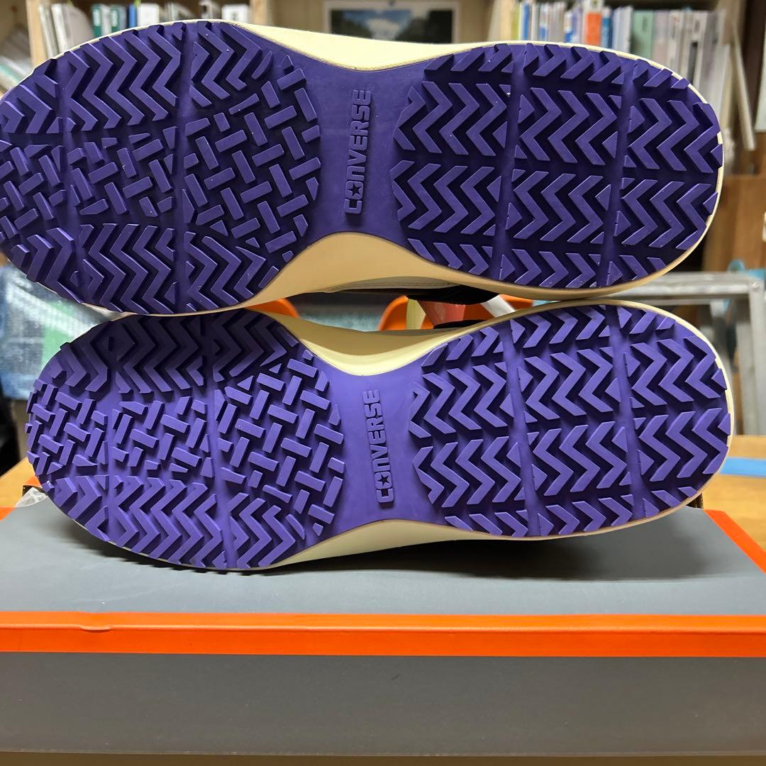 未開封 CONVERSE CPDモデル 安全靴 27.5 ホワイト/ブラック/パープル