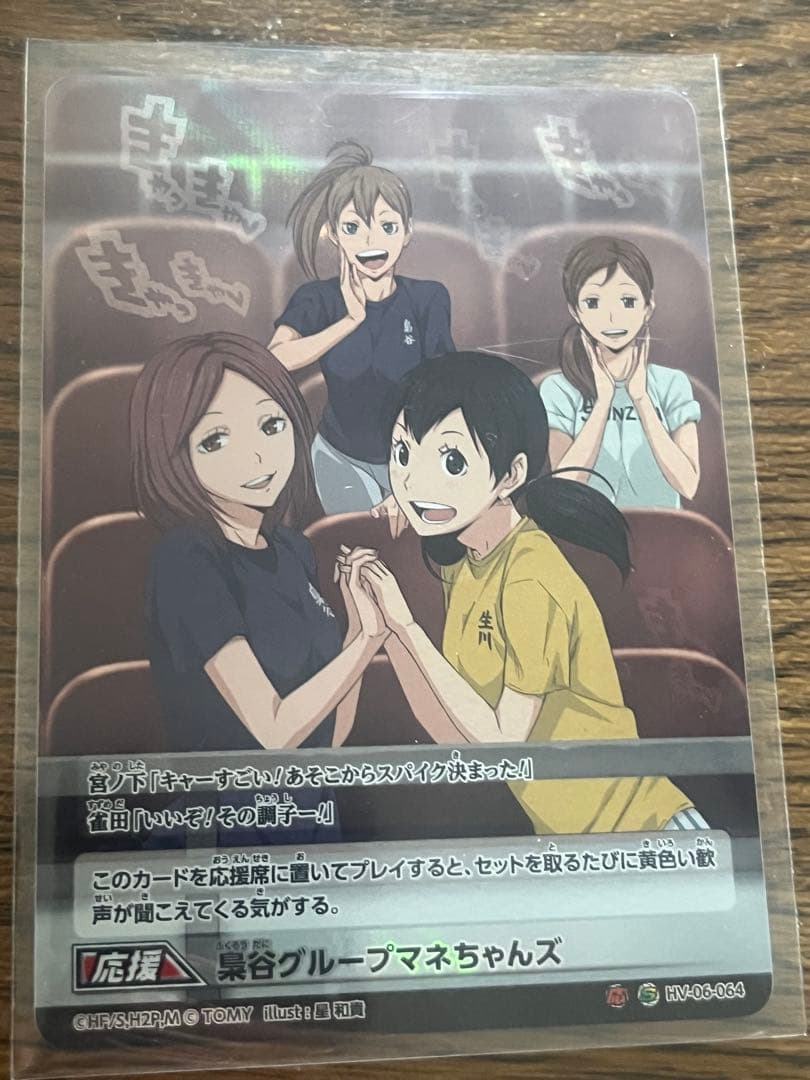 ハイキュー梟谷マネちゃんズホログラムバボカ